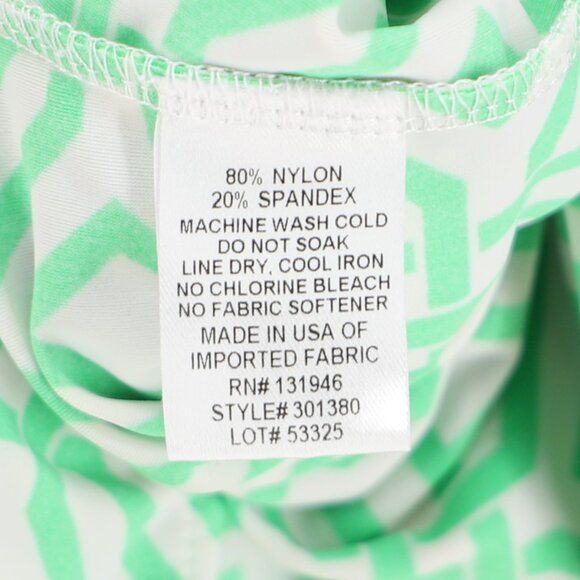 JUDE CONNALLY Chris Top Tunic Top Jude Cloth Green Geo Print Size L - Picture 6 of 6